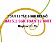 Bài 5.1 SGK Toán 12 tập 2 Kết nối tri thức: Viết phương...